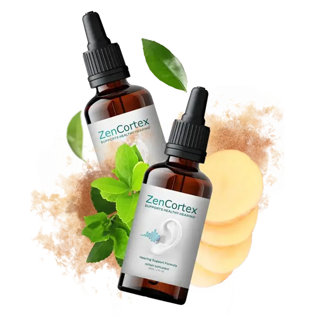 ZenCortex Sleep Supplement Bottle (Front Label)